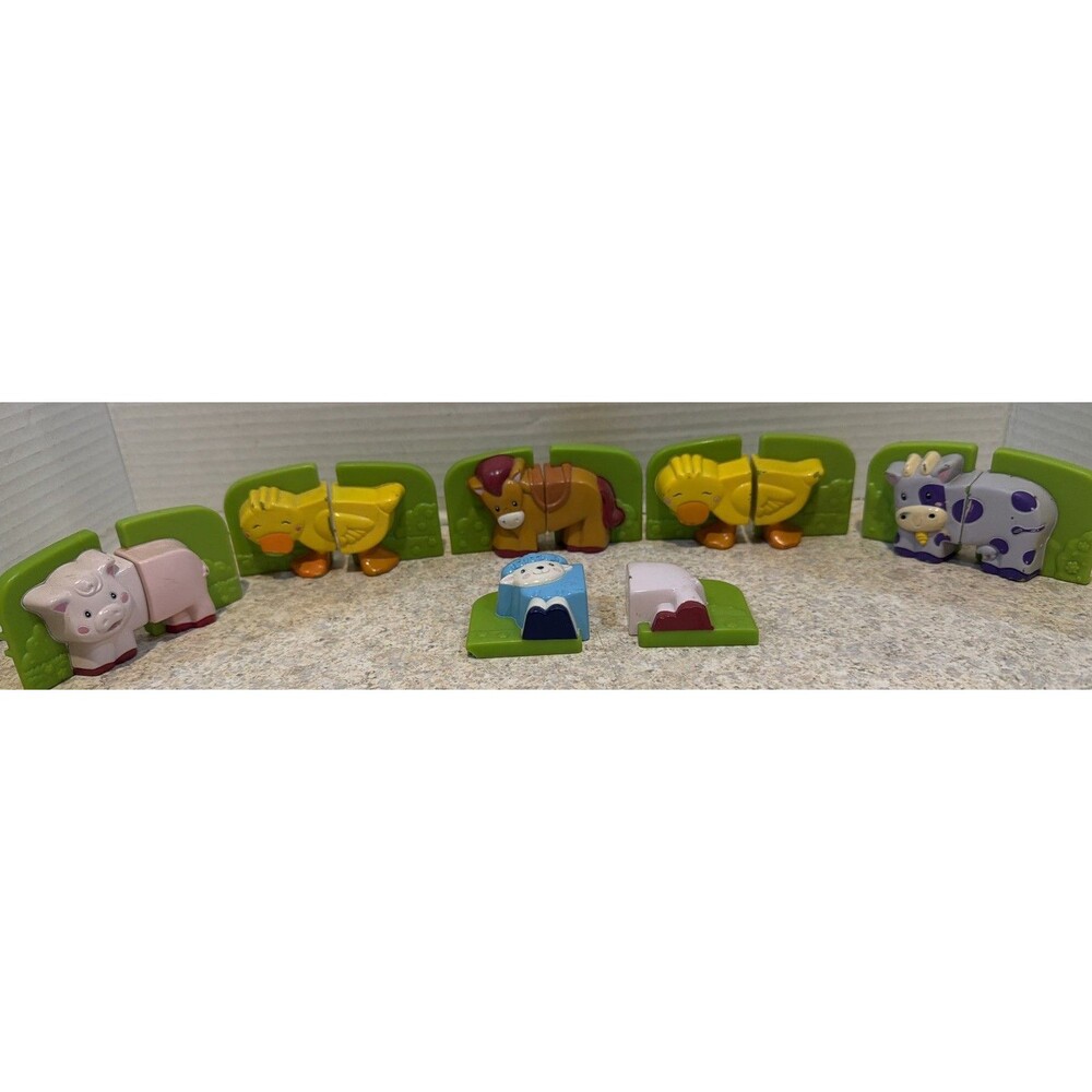 Leapfrog Fridge Phonics Farm Animal Replacement Lot - Horse, Cow, Sheep 2 ducks